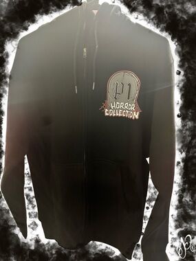 Black "Horror Collection" Zip Hoodie - Unisex Sweater